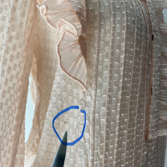 Reiss Taylor Pink Ruffle Blouse - 0 - Picture 9 of 15